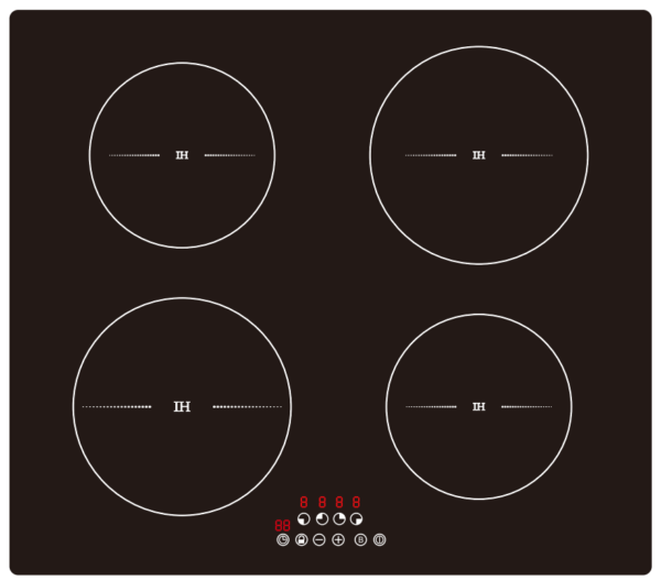 60cm 4 zone Induction hob from China