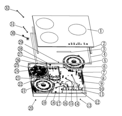 Teka 3 Zone Induction Hob