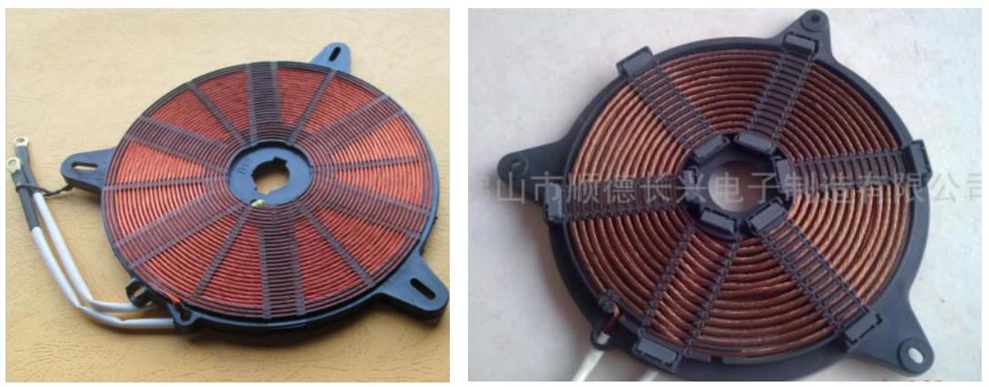 copper coil plate & aluminum plate for induction cooktop